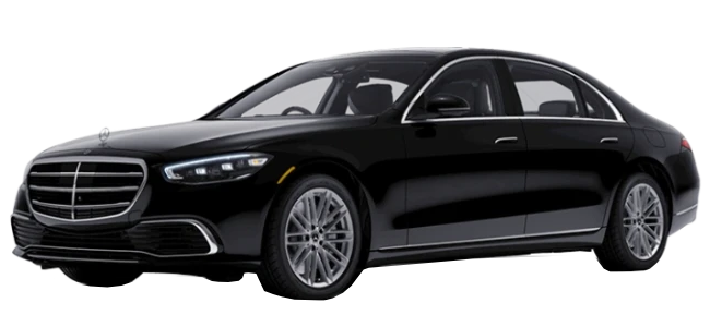 Backstage Global Atlanta luxury black car and limousine fleet parked at corporate headquarters